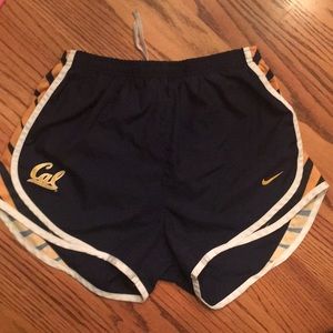 Nike University of Cal Berkeley tempo shorts